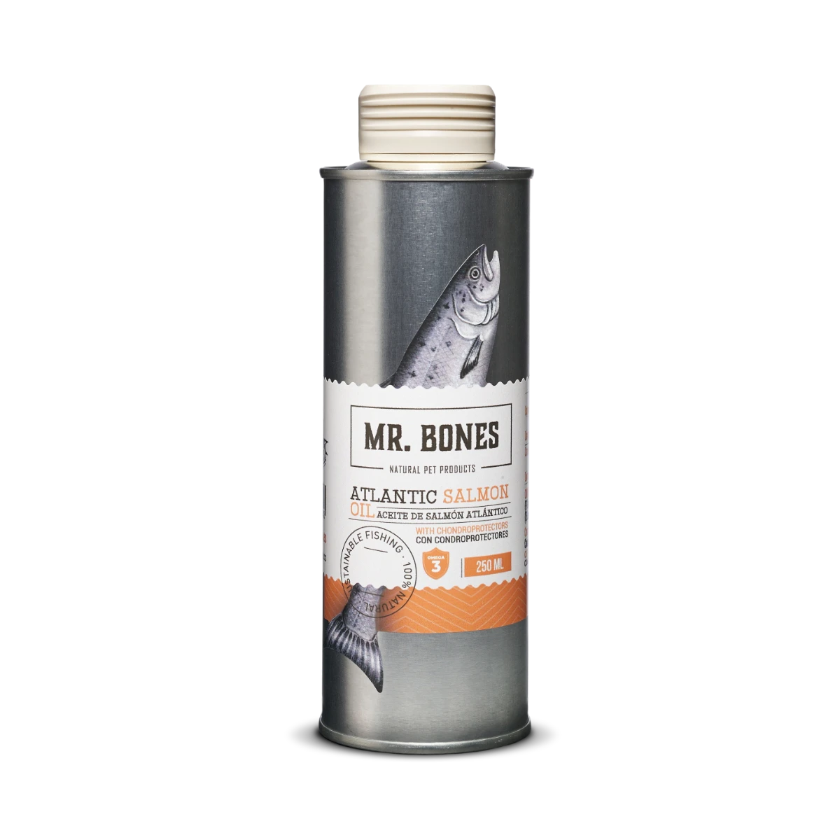 Mr. Bones | Aceite de salmón con condroprotectores - Para perro y gato (250ml)