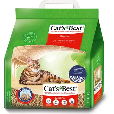 arena aglomerante natural para gatos madera