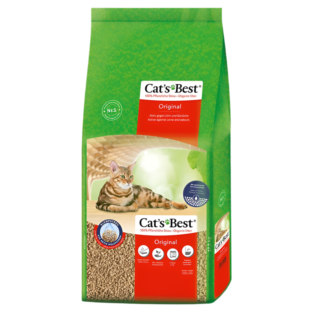 arena vegetal para gatos cats best original