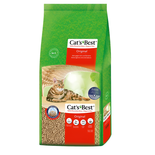 arena vegetal para gatos cats best original