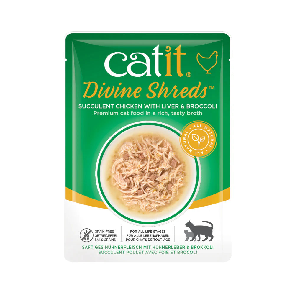 Catit | Sopa para Gatos Catit Divine Shreds - Pollo