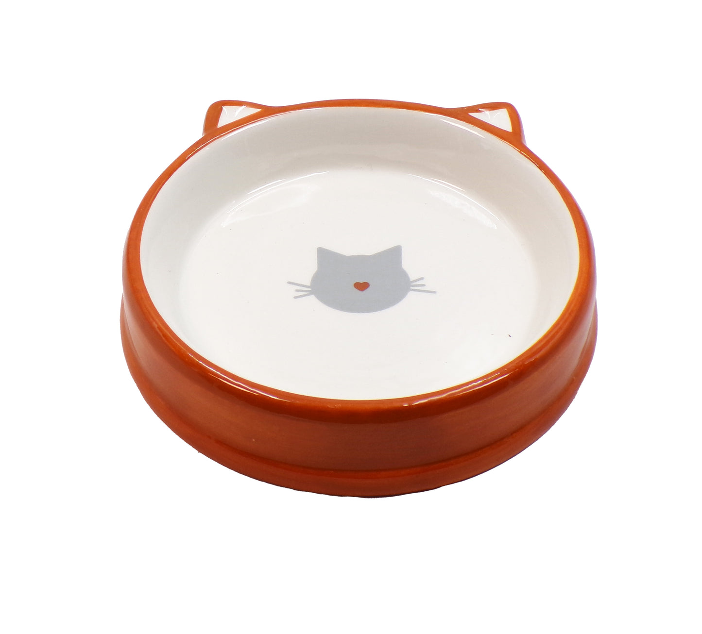bowl para gatos con diseño gatuno minimalista