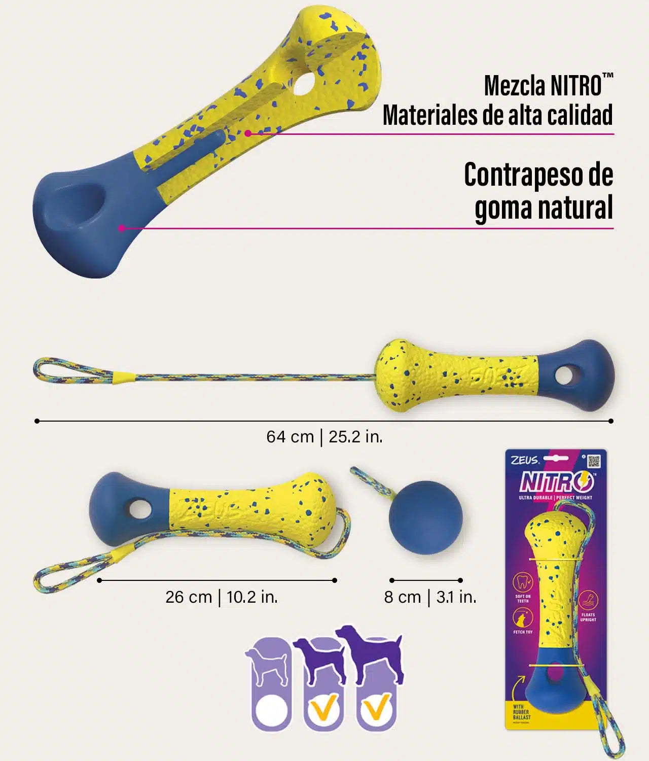 boya para perros recuperar en agua juguete duradero