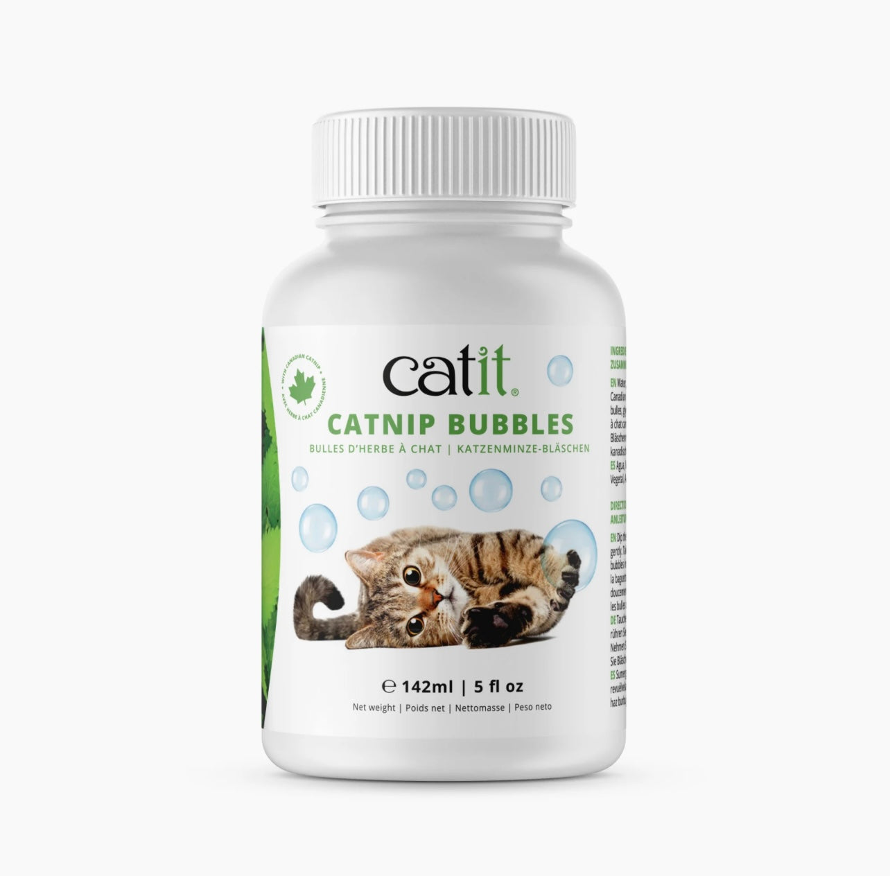 burbujas con catnip para gatos juguete