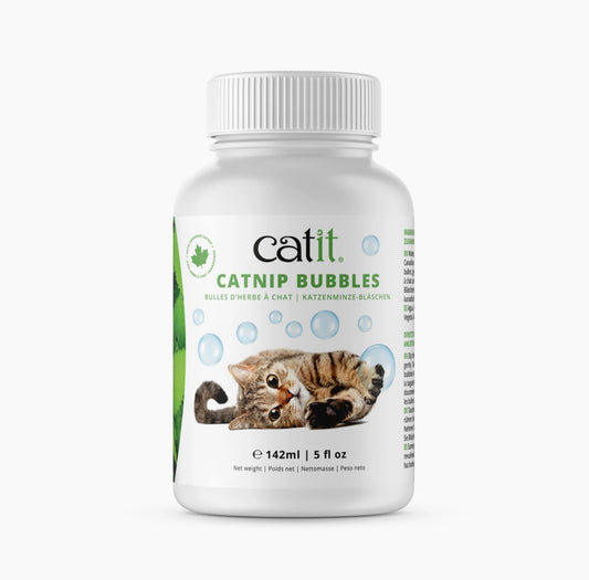 burbujas con catnip para gatos juguete