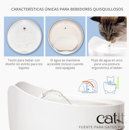 catit pixi acero inoxidable