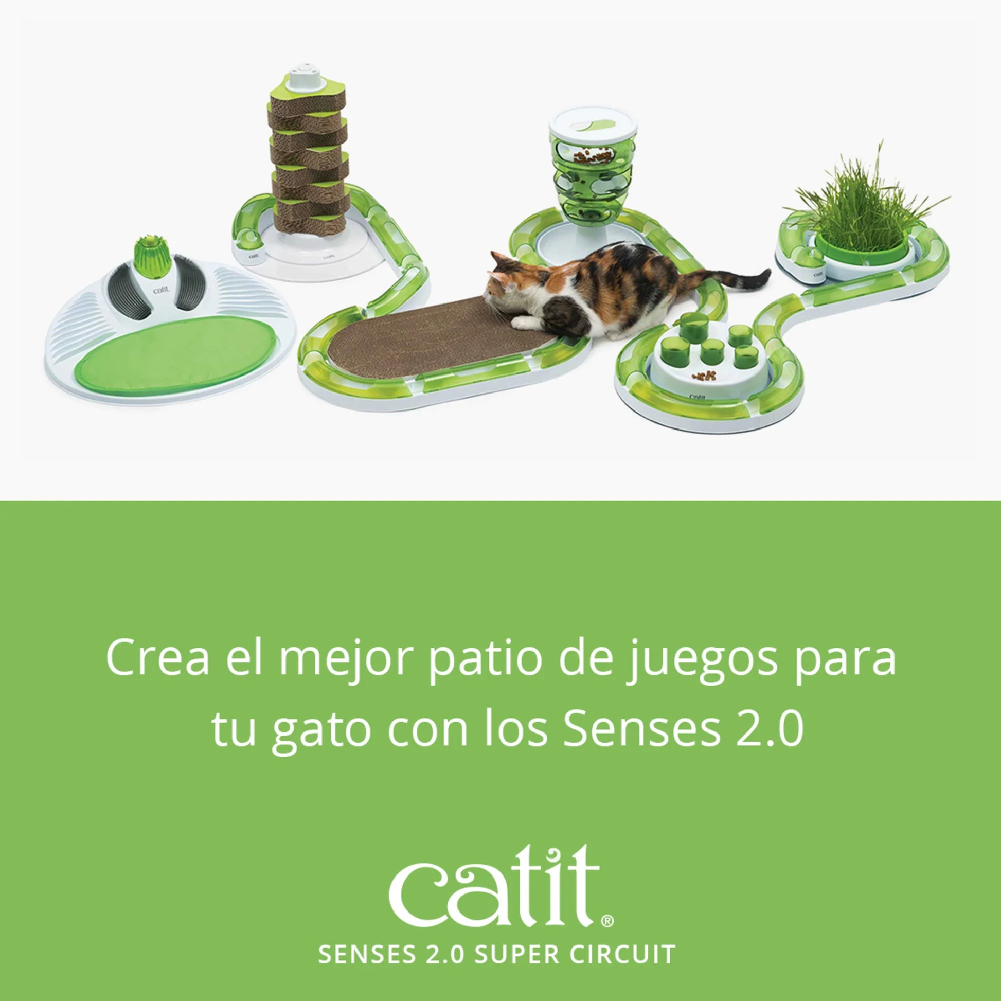 catit senses 2.0 circuito largo para gatos