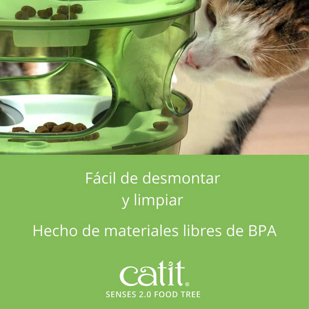 catit senses 2.0 food tree para gatos