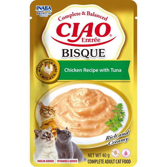 churu cat entree bisque pollo atun gatos