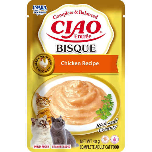 churu cat entree bisque pollo gatos