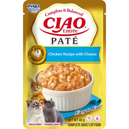 churu cat entree pate pollo queso gatos