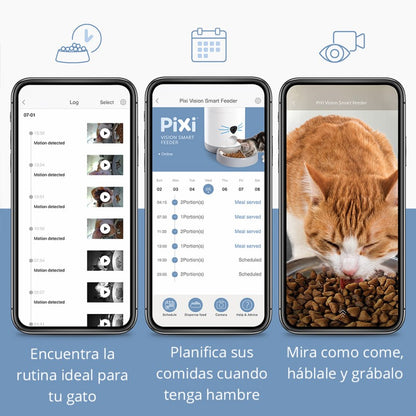 comedero inteligente gatos con grabacion