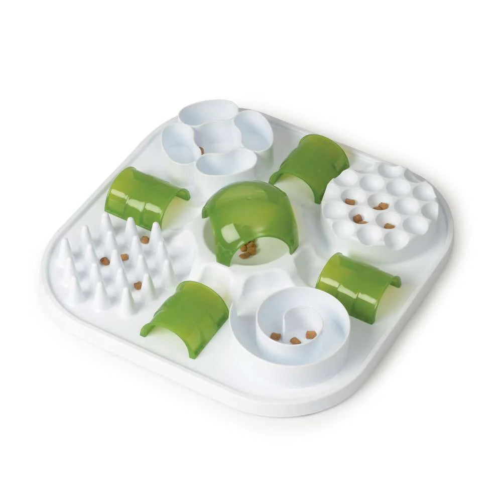 comedero interactivo para gatos catit treat puzzle