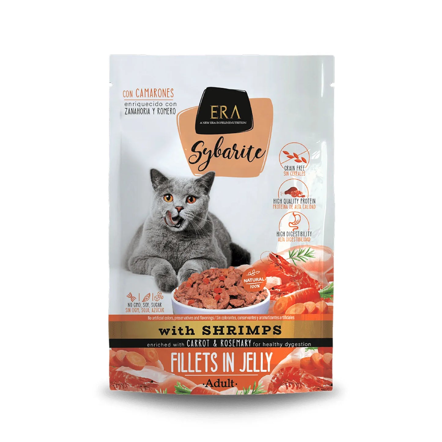 comida gatos camarones zanahoria romero era sybarite