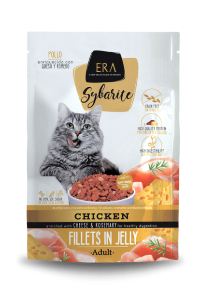 comida gatos pollo queso romero era sybarite