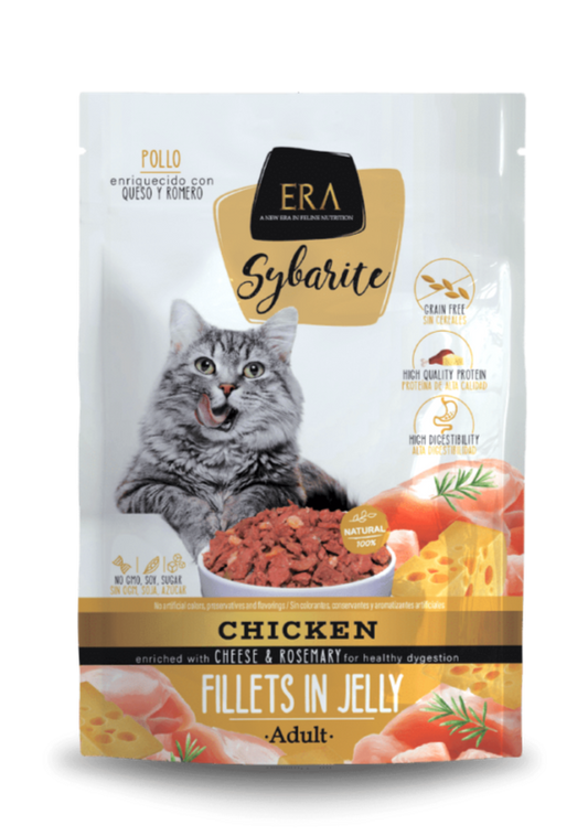 comida gatos pollo queso romero era sybarite