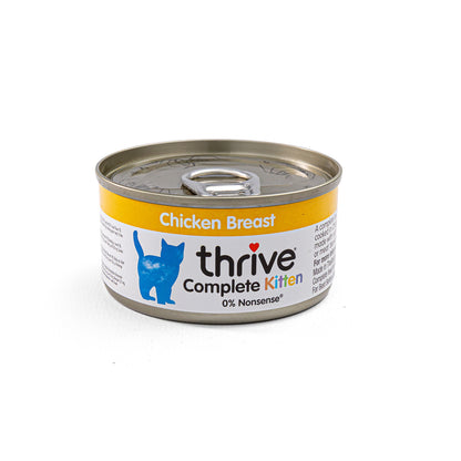 comida húmeda thrive kitten pechuga de pollo lata 75 g
