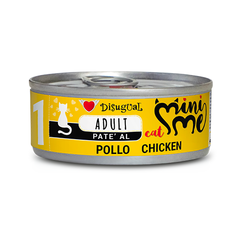 comida humeda gatos adultos pollo mini me