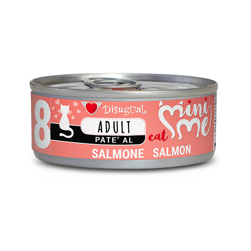 comida humeda gatos adultos salmon mini me
