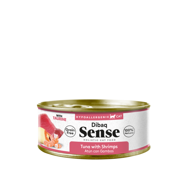 comida humeda gatos atun gambas dibaq sense