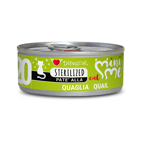 comida humeda gatos esterilizados codorniz mini me