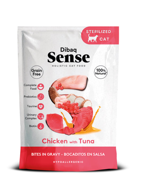 comida humeda gatos esterilizados pollo atun salsa