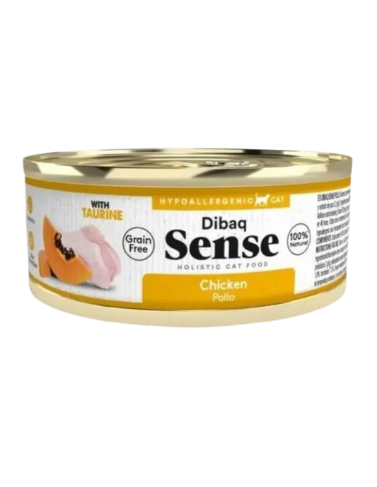 comida humeda gatos pollo papaya dibaq sense