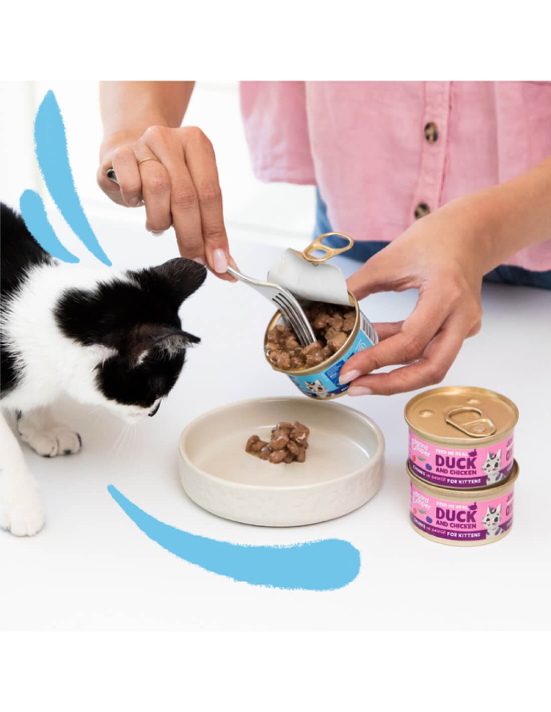comida humeda kitten sin cereales pollo pato