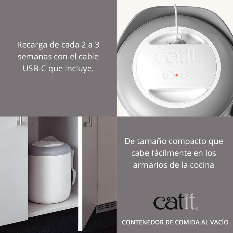contenedor hermetico para croquetas gatos