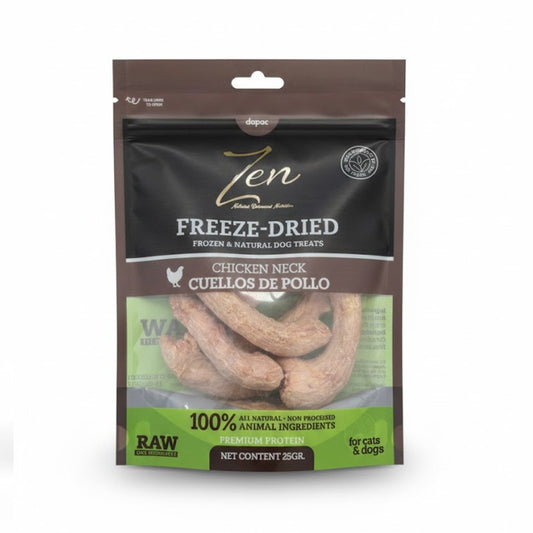 cuellos de pollo liofilizados zen