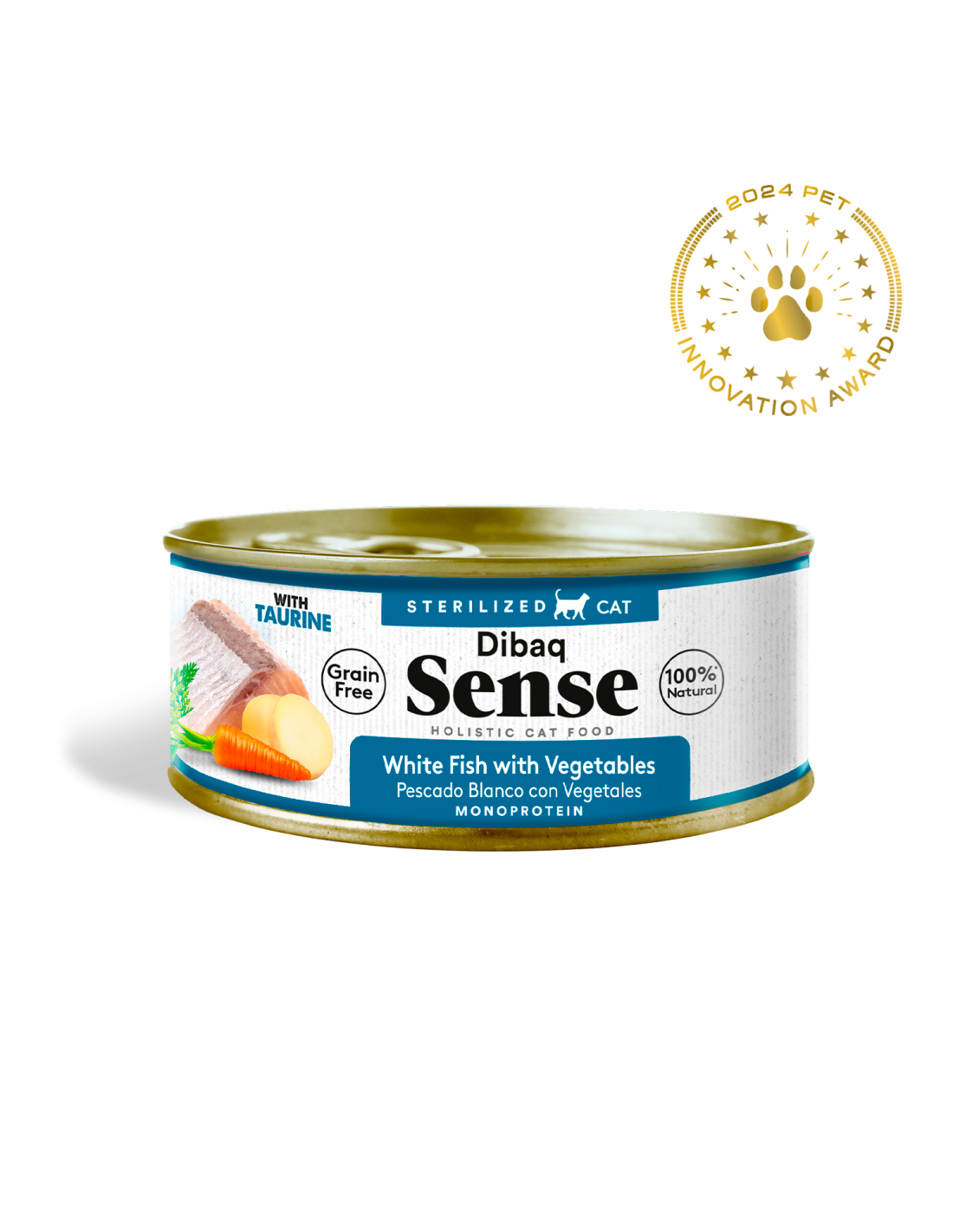 Dibaq | Sense Esterilizados Pescado con vegetales (70g)