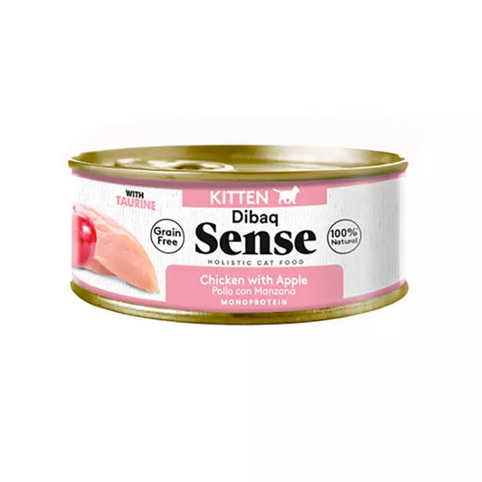 Dibaq | Sense Cat Kitten - Pollo y manzana (70g)