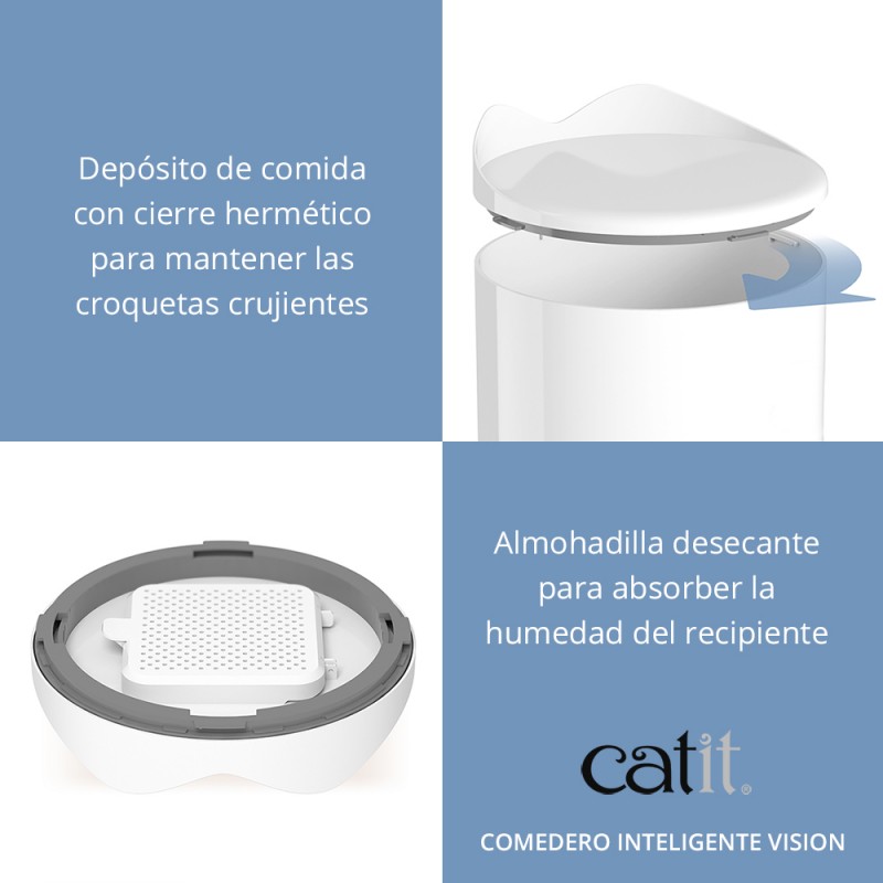 dispensador pienso gatos con control remoto