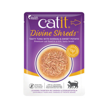 Catit | Sopa para Gatos Catit Divine Shreds - Atun