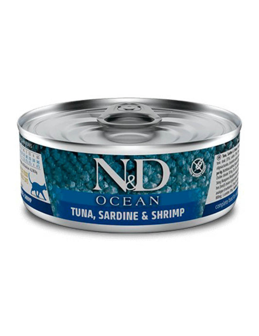 FARMINA | N&D Ocean - Atún, Sardina y gamba (70g)