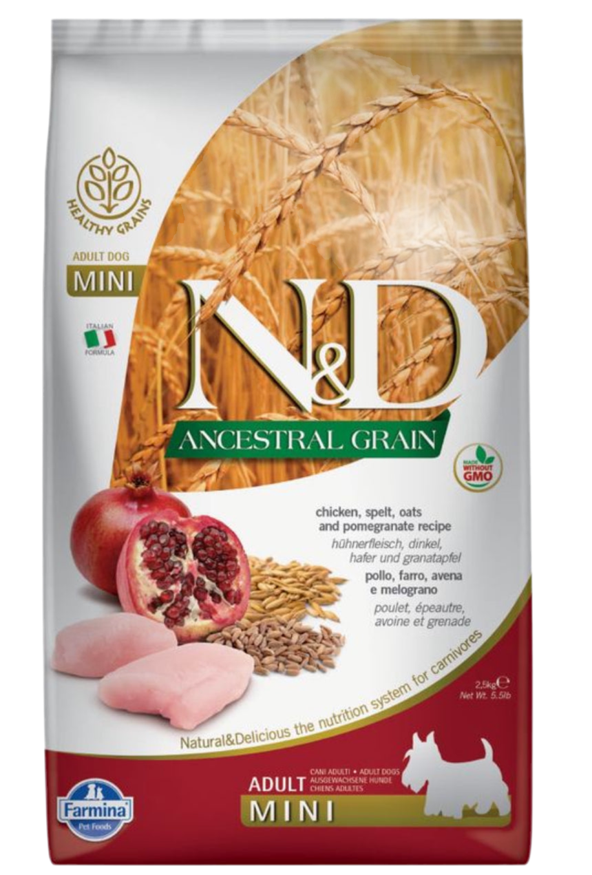 farmina nd ancestral grain mini pollo granada