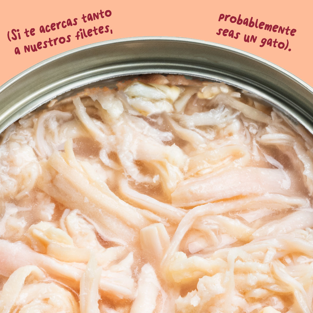 filetes pollo natural gatos sin cereales
