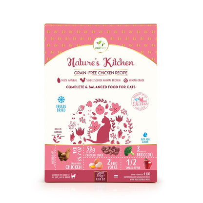 freeze dried gatos alimento completo pollo