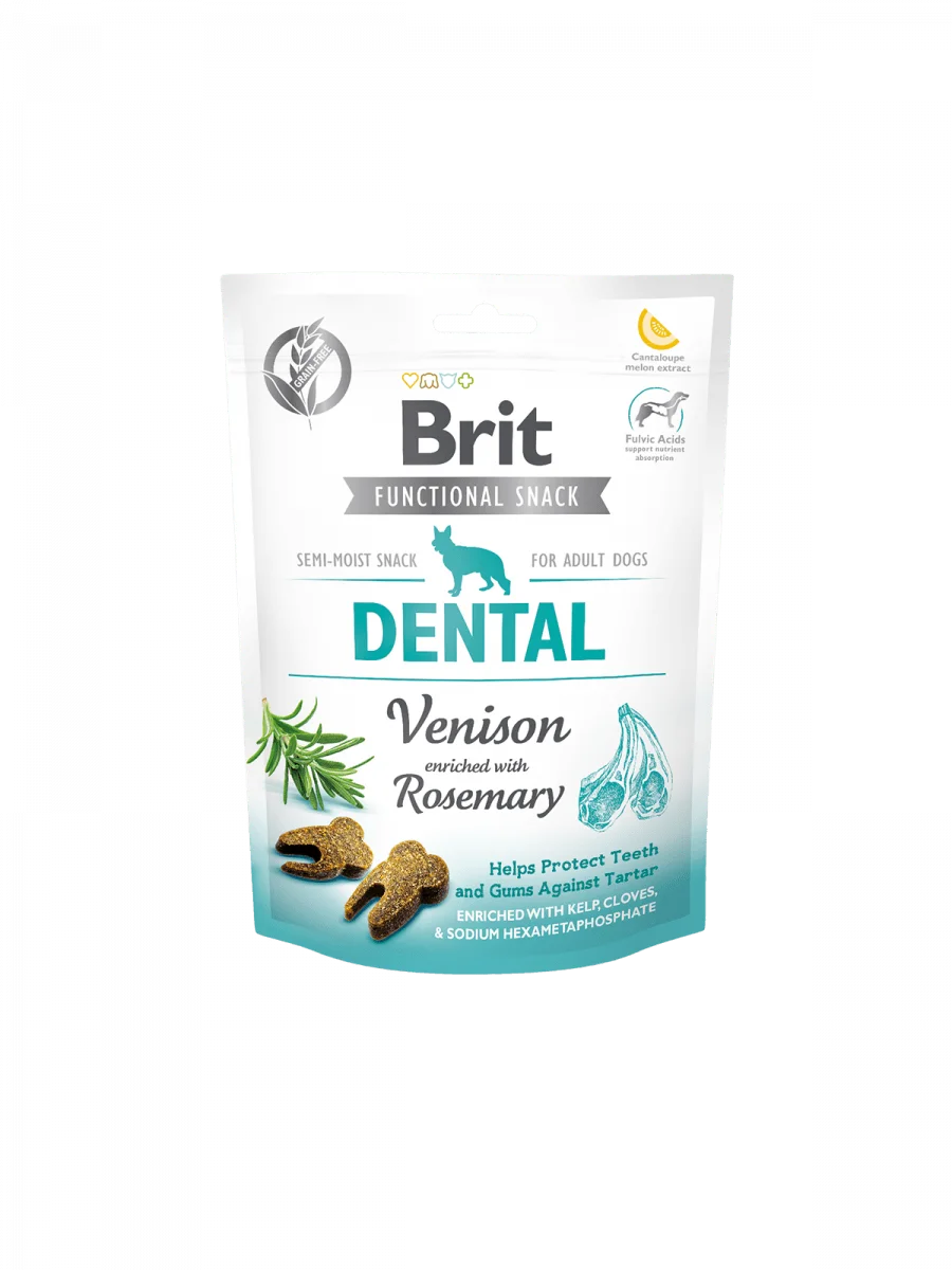 Brit | Functional Snack Dental - Venado y romero (150g)