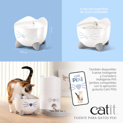 fuente whisker friendly gatos