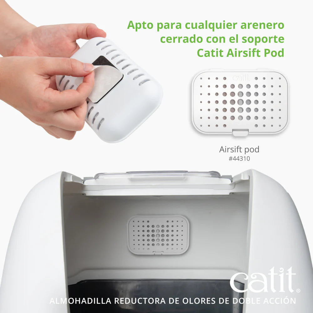 Catit | Filtro Dual Reductor de Olores de Arenero Airsift (2 recambios)