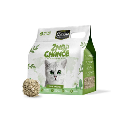 Kit Cat | Arena 2nd Chance - Hojas de Té Verde, Guisante y Yuca