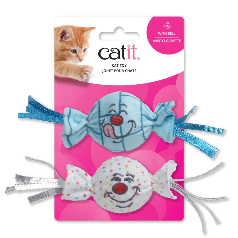 juguete gato caramelo con campana catit