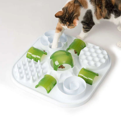 juguete inteligencia para gatos con comida