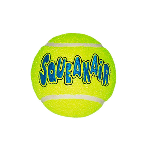 Pack de 3 pelotas de tenis para perros Kong Air Dog Squeakair (Talla M)