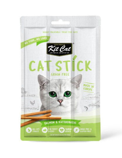 Kit Cat | Cat Stick 15g - Salmón con Katsuobushi