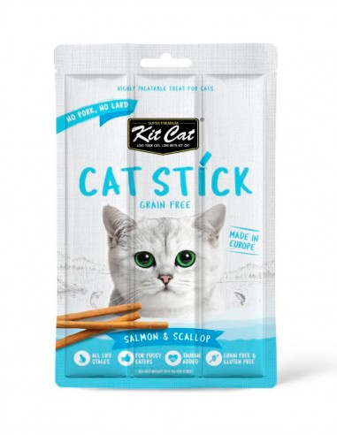 Kit Cat | Cat Stick 15g - Salmón con Vieiras