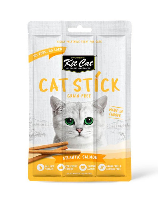 Kit Cat | Cat Stick 15g - Salmón del Atlántico con Bacalao