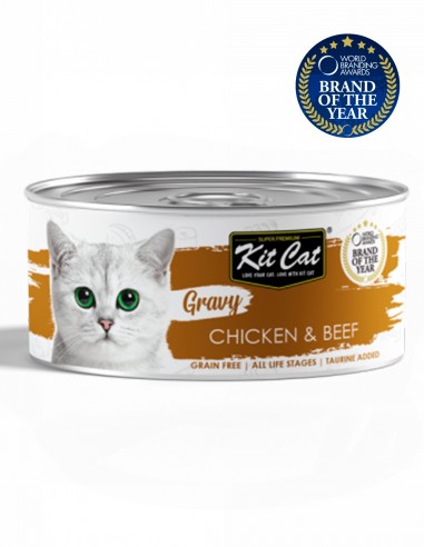 Kit Cat | Pollo con ternera en salsa (70g)