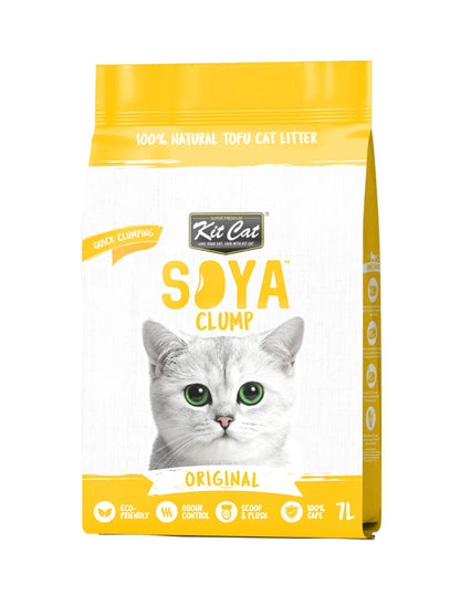 Kit Cat | SoyaClump Arena de Soja BIO - Original 7L